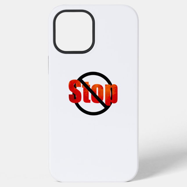 Stop Case-Mate iPhone-Hülle iPhone 12 Pro Max Hülle (Rückseite)