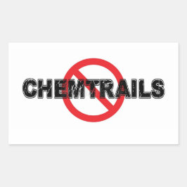 Stop Chemtrails Aufkleber