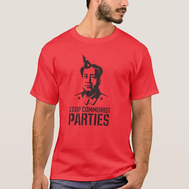 Stop communist parties T-Shirt (Vorderseite)