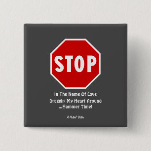 STOP... Ein MisterP-Button Button