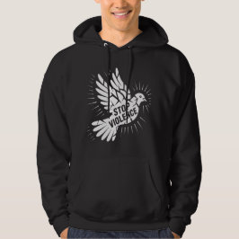 "STOP GEWALT" - Mächtiger Peace Dove T - Shirt