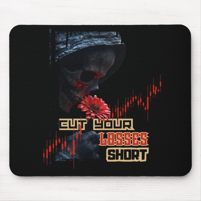 Stop loss | Motivation | Fantasy trade Design Mousepad (Vorne)