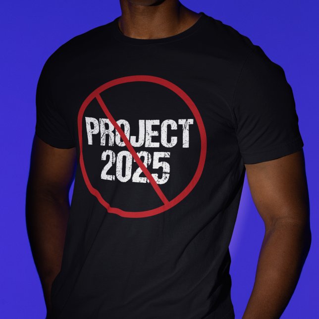 Stop Project 2025 Anti Trump Political T-Shirt (Von Creator hochgeladen)