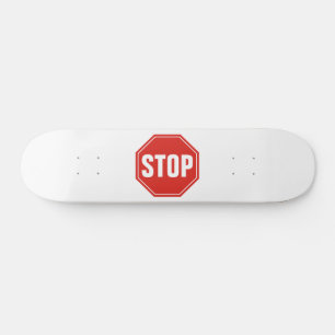 STOP-Schild Skateboard