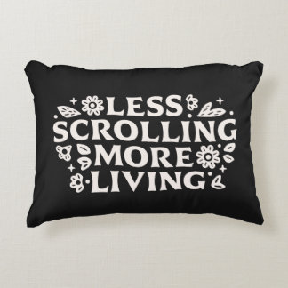 Stop scrolling doomscrolling quotes aesthetic dekokissen