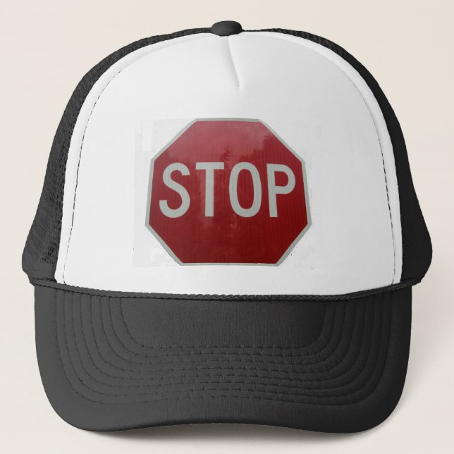 Stop Sign Truckerkappe (Vorderseite)