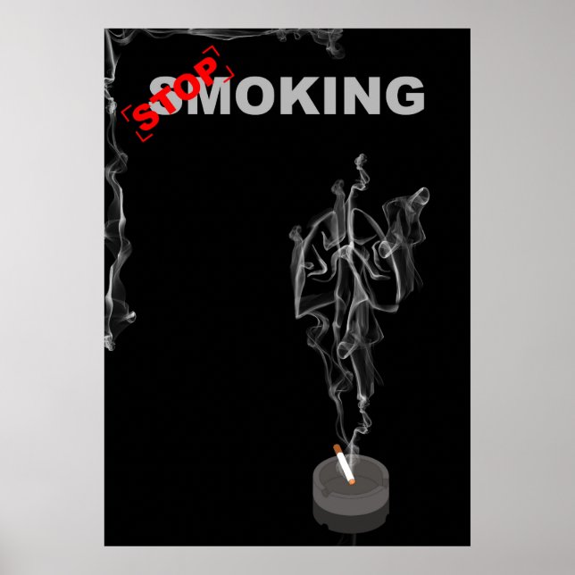 Stop Smoking Poster (Vorne)