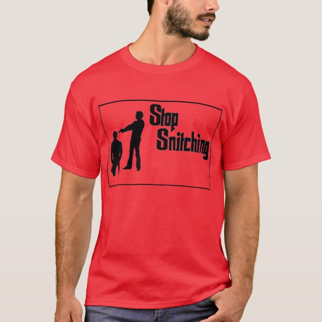 Stop Snitching — T-shirt (Devant)
