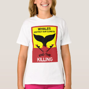 Stop Walfang Walfangverbot Meeresschutz T-Shirt