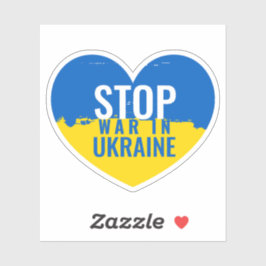 Stop War in Ukraine Aufkleber