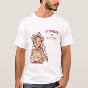 stop war in Ukraine Girl T-Shirt
