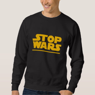 Stop Wars Parodie-Logo Sweatshirt