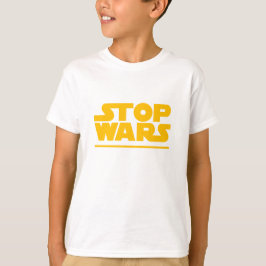 Stop Wars Parodie-Logo T-Shirt