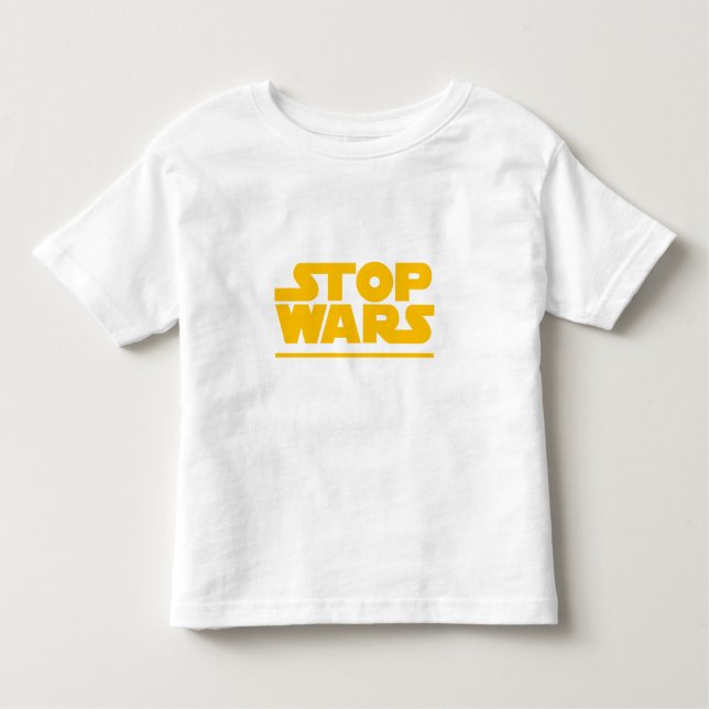 Stop Wars Parody Logo Kleinkind T-shirt (Vorderseite)