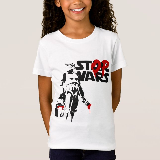 Stop Wars Parody Logo T-Shirt (Vorderseite)