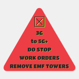 STOP WORK REMOVE EMF by RoseWrites Sticker