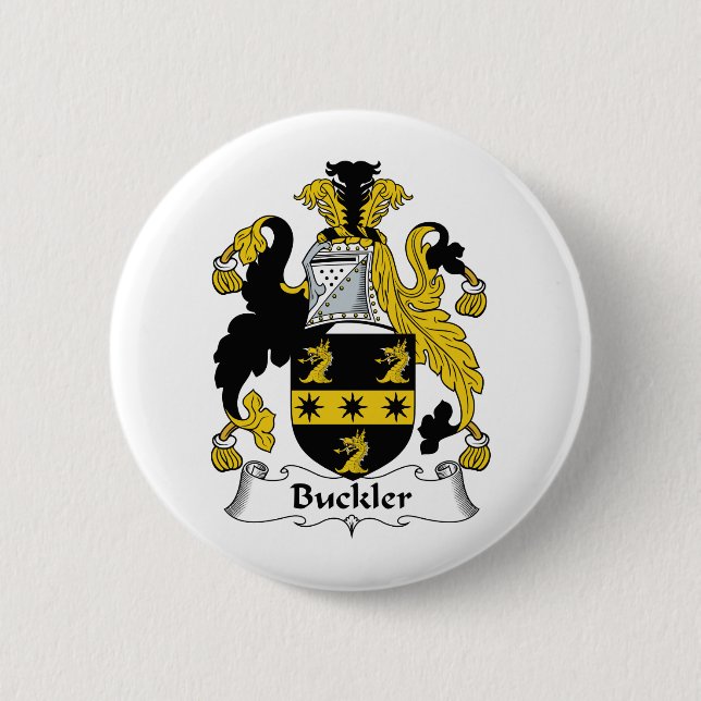 Stopfen-Familienwappen Button (Vorderseite)