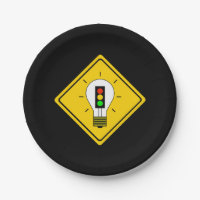 Stoplight-Glühlampe voran