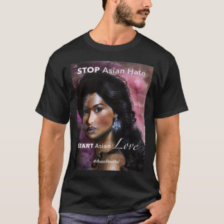 Stopp Asian Hass Start Asian LIEBE, Arien Reed Art T-Shirt