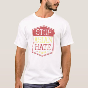 Stopp Asian Hate Street Sign Fashion Lotus Aapi Pr T-Shirt