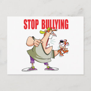 STOPP BULLYING POSTKARTE