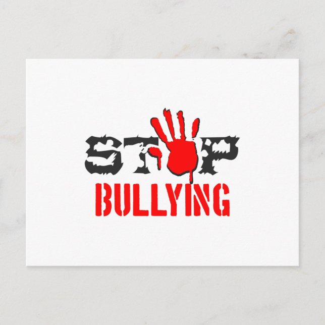 Stopp Bullying Postkarte (Vorderseite)