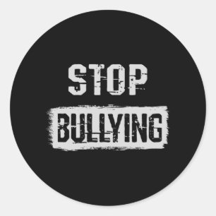 Stopp Bullying Runder Aufkleber
