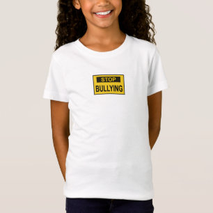 Stopp Bullying Sign Gelb T-Shirt