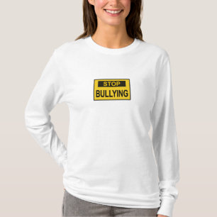 Stopp Bullying Sign Gelb T-Shirt
