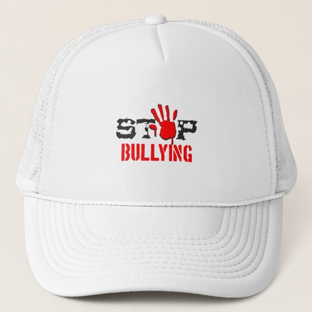 Stopp Bullying Truckerkappe (Vorderseite)