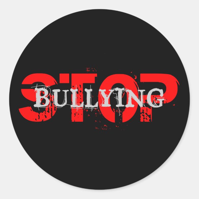 STOPP BULLYSIERE Aufkleber (Vorderseite)
