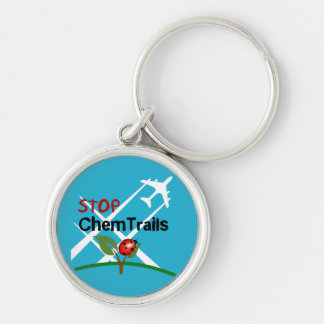Stopp Chemtrails Lady Bug Ecocide Schlüsselanhänger