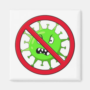 Stopp Coronavirus Magnet