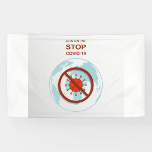 Stopp covid-19 Banner