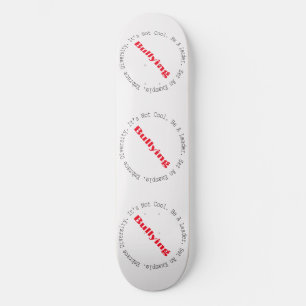 Stopp der Bullying-Kontur von Shirley Taylor Skateboard