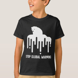 Stopp der globalen Erwärmung Klimawandel Polar Bea T-Shirt
