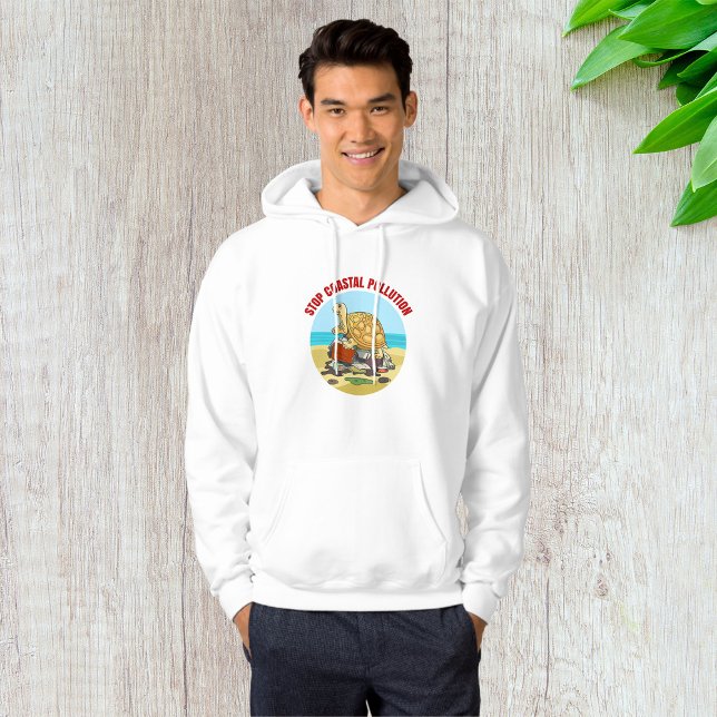 Stopp der Verschmutzung der Meeresschildkröte Umwe Hoodie (Von Creator hochgeladen)
