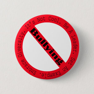 Stopp des Mobbing-Logos von Shirley Taylor Button