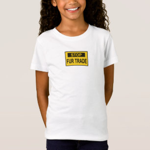 Stopp Femtrade Zeichen gelb T-Shirt