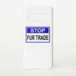 Stopp Fur Trade Blue Schild Samsung Galaxy S10 Hülle<br><div class="desc">Stoppt den Pelzhandel. Jeder Pelzträger hat Blut an seinen Händen. Sag nein zu Fell! Pelz ist Mord. Anti Pelzdesign mit Slogan gegen Pelzhändler. Setzen Sie sich für Tierrechte und Tierschutz ein.</div>
