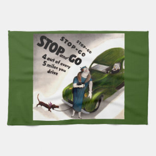 Stopp, Go, aber schlage nicht die dicke Dame oder Küchentuch