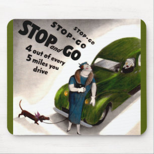 Stopp, Go, aber schlage nicht die dicke Dame oder Mousepad