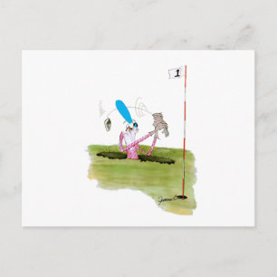 Stopp graben - Golf, tony fernandes Postkarte