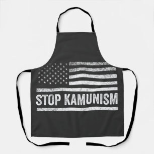 Stopp Kamunism Harris Walz 2024 Comrade Kamala Schürze