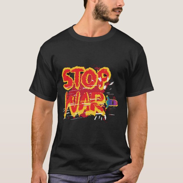 STOPP KRIEG T-Shirt (Vorderseite)