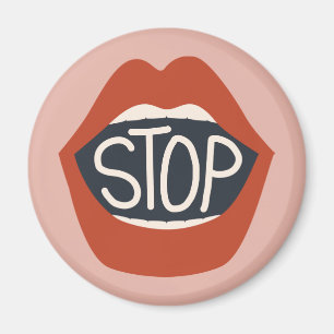 Stopp Lippen Magnet