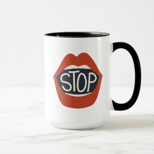 Stopp Lippen Tasse