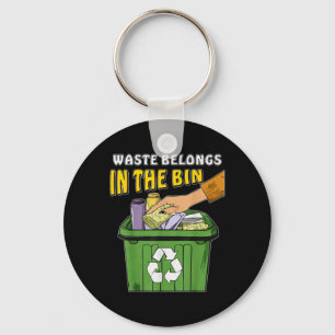 Stopp Littering Nature Protection Umwelt Pro Schlüsselanhänger