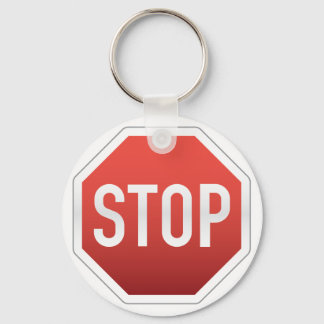 STOPP SIGN SCHLÜSSELANHÄNGER