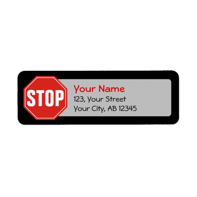 STOPP-Signatur (Vorne)
